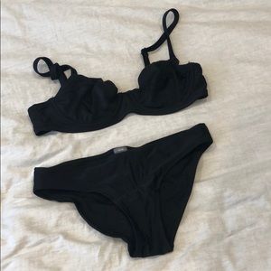 Aerie black bikini